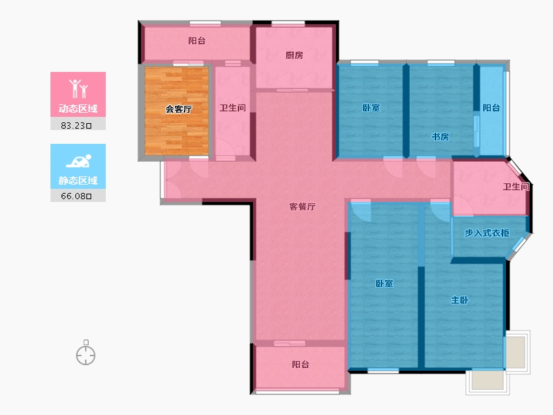 河南省-开封市-新龙御都国际-141.00-户型库-动静分区