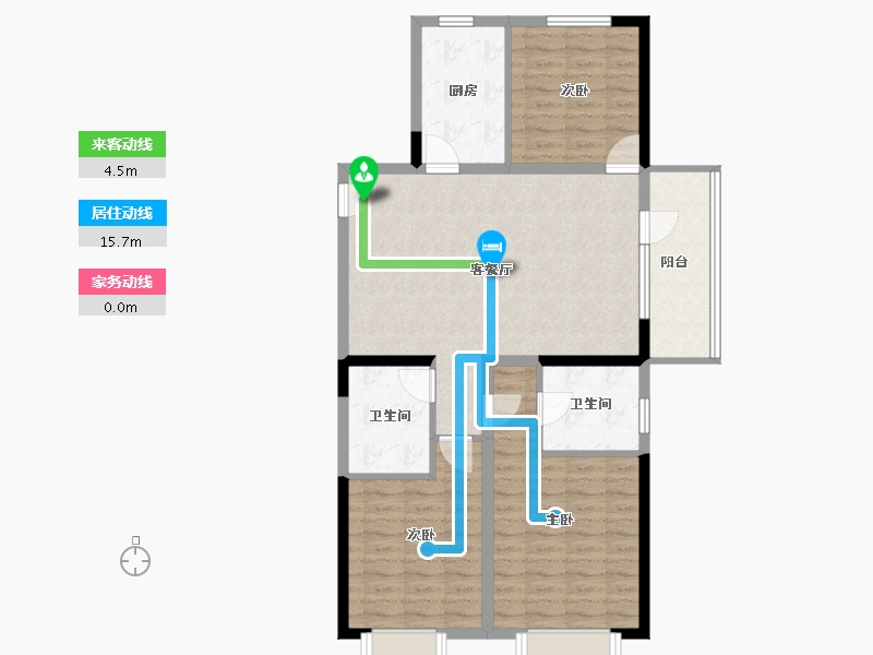 山东省-青岛市-中洲半岛城邦-93.25-户型库-动静线