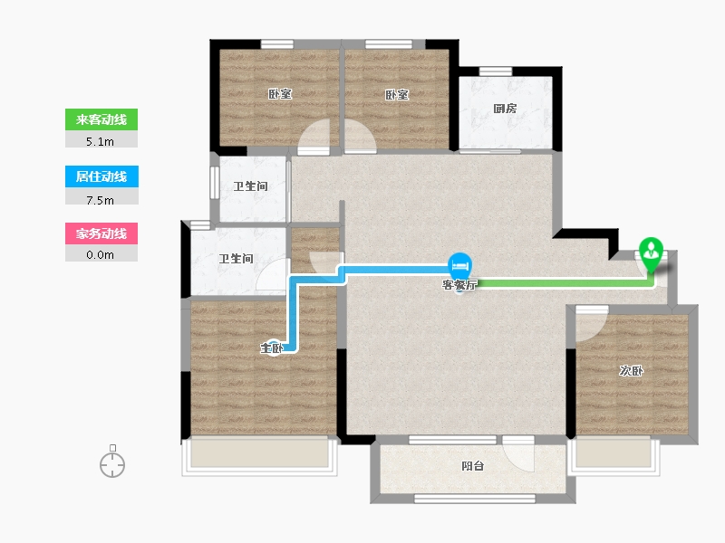 山东省-潍坊市-碧桂园恒信·潍州府-112.00-户型库-动静线