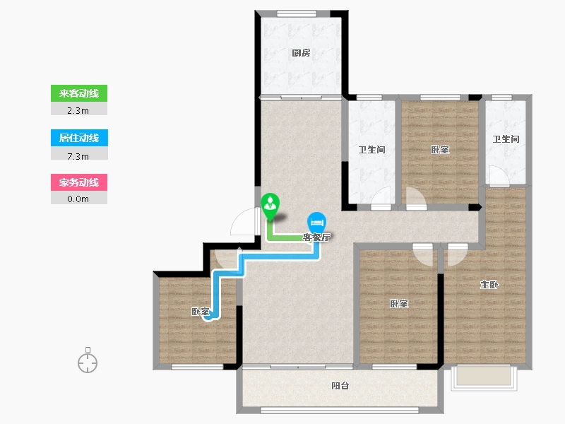 山东省-潍坊市-创投·潍州金谷-143.20-户型库-动静线