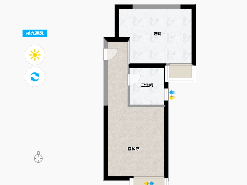 陕西省-西安市-御锦城澜轩-35.00-户型库-采光通风