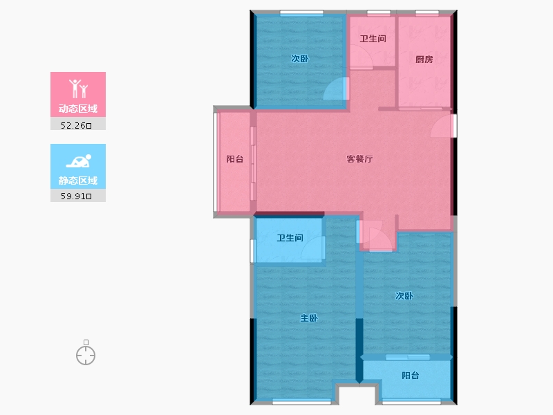 河南省-商丘市-公园一号-101.00-户型库-动静分区