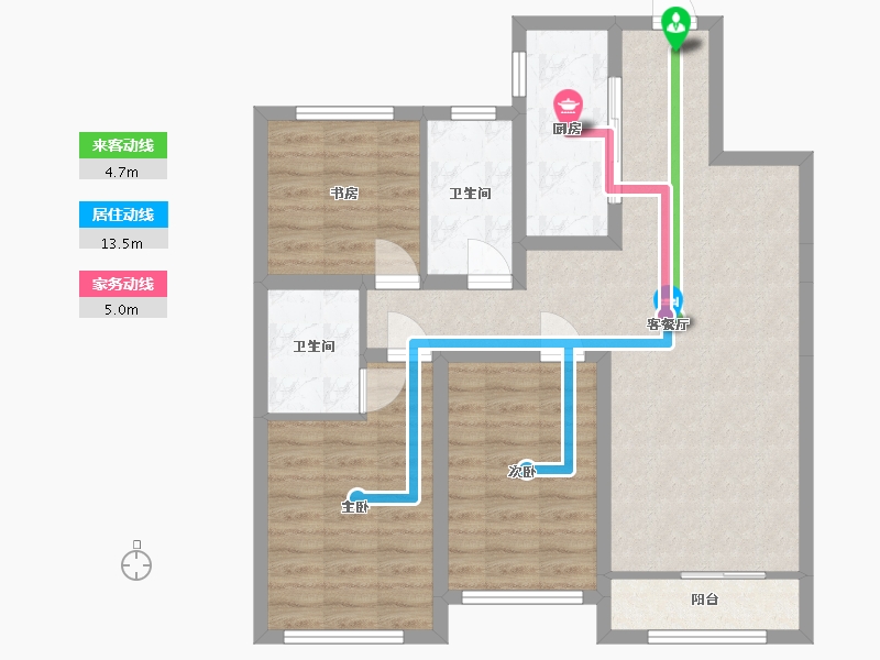 山东省-济宁市-融创济宁府-93.00-户型库-动静线