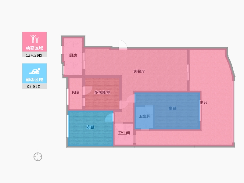 四川省-内江市-凯利翡翠园-100.00-户型库-动静分区