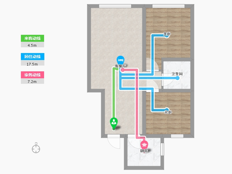 河北省-石家庄市-融创臻园壹号-61.00-户型库-动静线