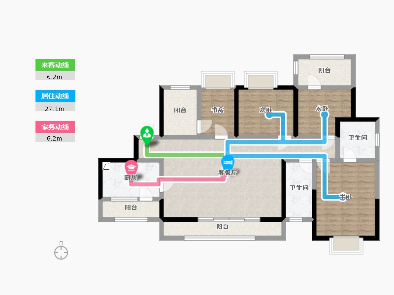 四川省-成都市-华侨城·融创春风十里-114.54-户型库-动静线