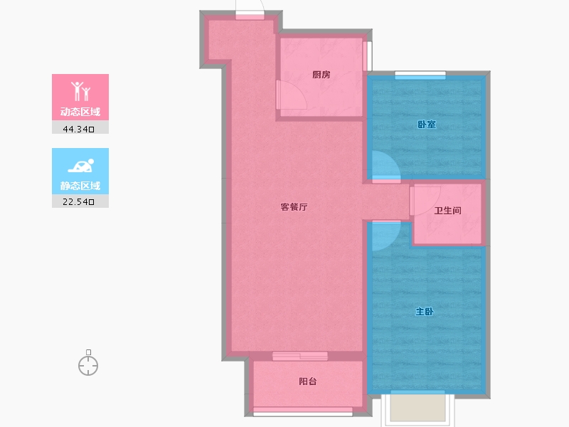 河北省-石家庄市-福美6号院-59.31-户型库-动静分区