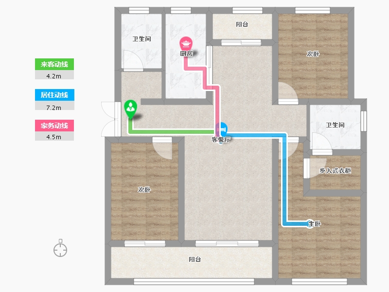 河北省-石家庄市-高远森霖城-91.97-户型库-动静线