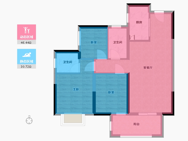 广西壮族自治区-南宁市-梦泽园-0.00-户型库-动静分区