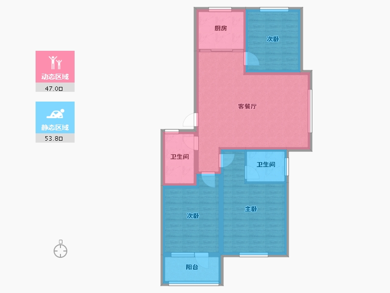 山东省-青岛市-智慧之城-89.79-户型库-动静分区