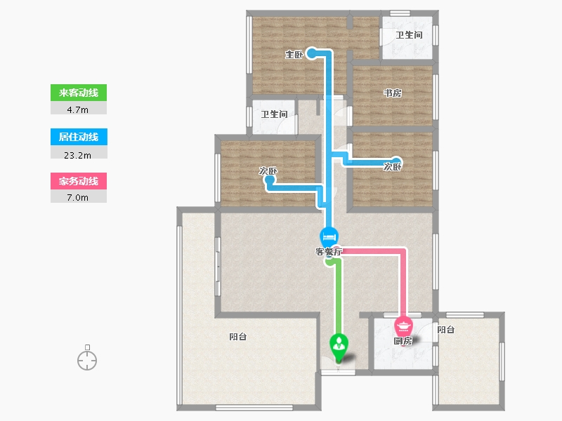 四川省-宜宾市-丽雅·九里长江-一期-158.00-户型库-动静线