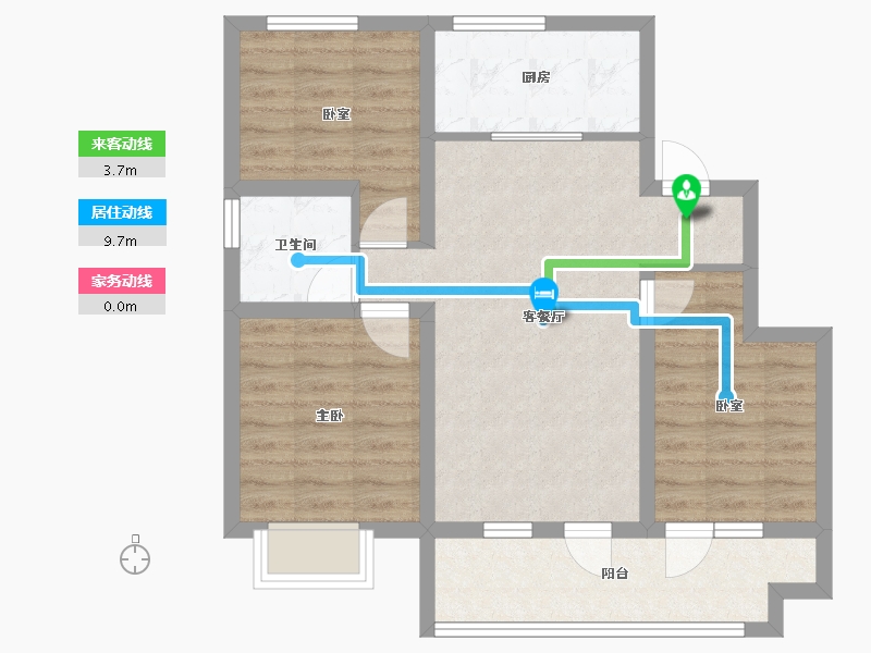 河北省-石家庄市-隆基泰和·紫樾宸府-70.24-户型库-动静线