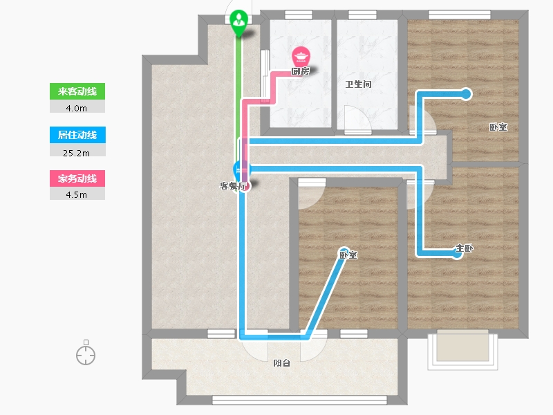 河北省-石家庄市-隆基泰和·紫樾宸府-84.80-户型库-动静线