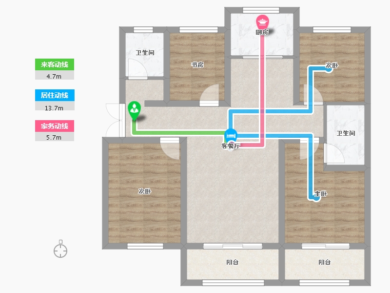 河北省-石家庄市-高远森霖城-92.34-户型库-动静线