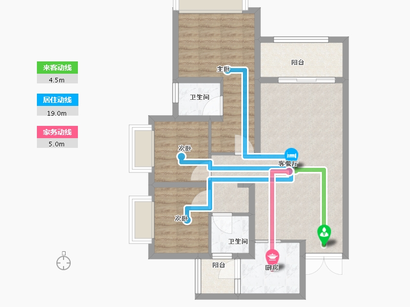 重庆-重庆市-中交锦悦-77.68-户型库-动静线