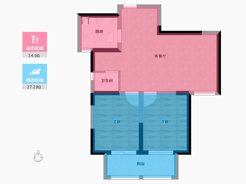 河北省-石家庄市-英郡年华国际社区-54.54-户型库-动静分区