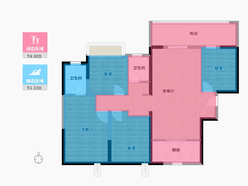 广西壮族自治区-南宁市-梦泽园-0.00-户型库-动静分区