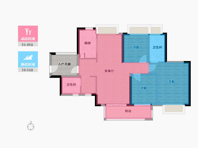 广东省-广州市-实地常春藤6期-109.00-户型库-动静分区