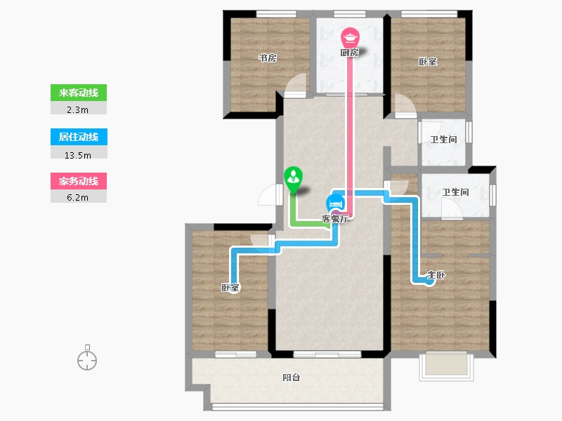 河南省-郑州市-融侨悦城-110.40-户型库-动静线