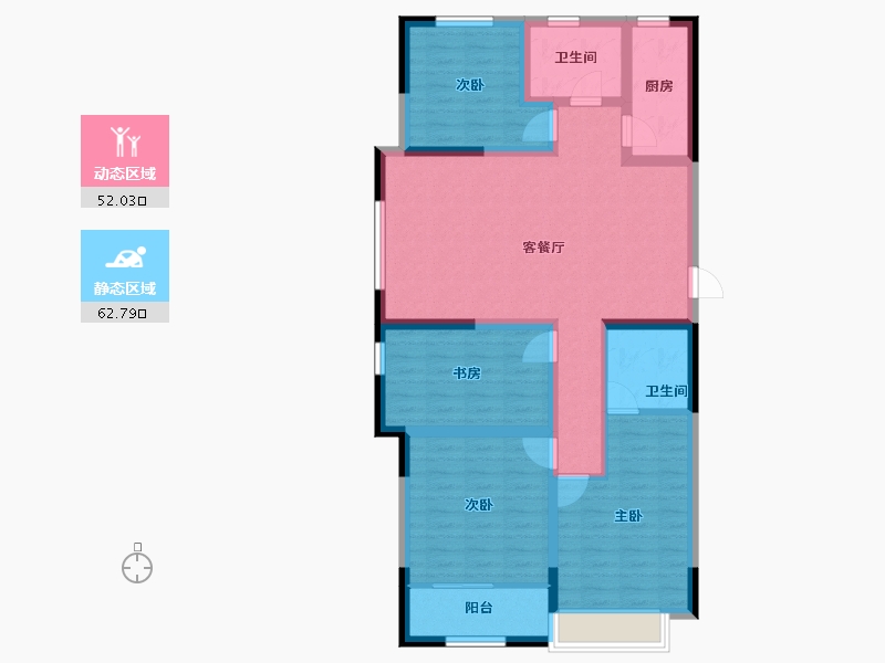 山东省-潍坊市-天同凤凰国际-102.10-户型库-动静分区