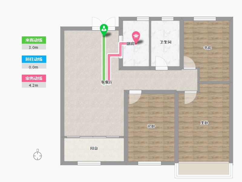 山东省-潍坊市-东方天韵韵和园-89.17-户型库-动静线