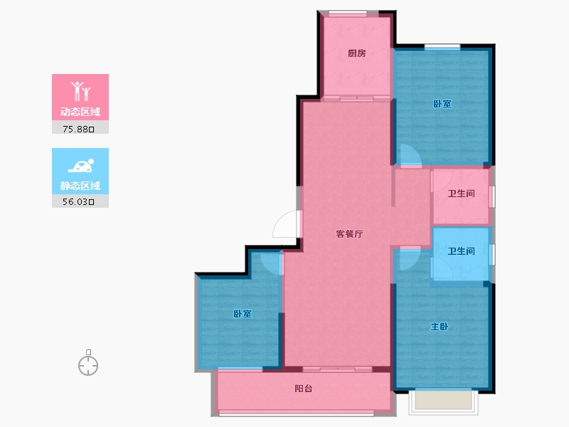 山东省-潍坊市-创投·潍州金谷-119.20-户型库-动静分区