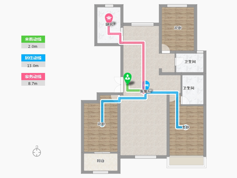 山东省-潍坊市-东方天韵韵和园-103.50-户型库-动静线