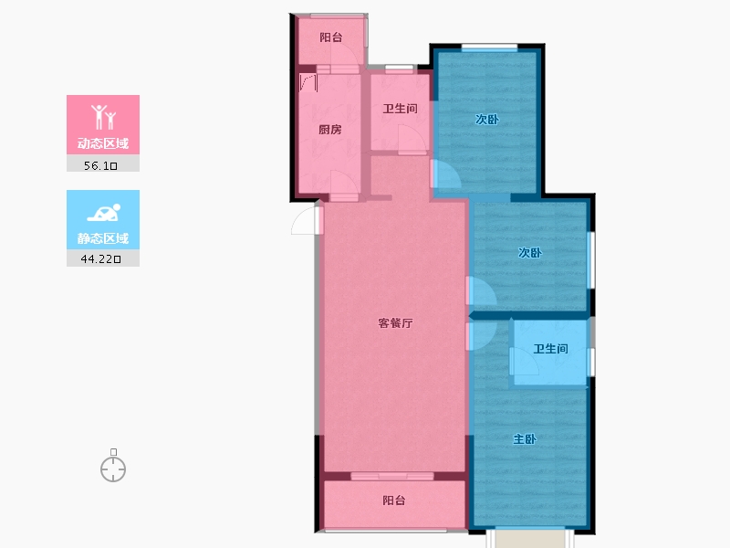 山西省-吕梁市-绿城景苑-0.00-户型库-动静分区