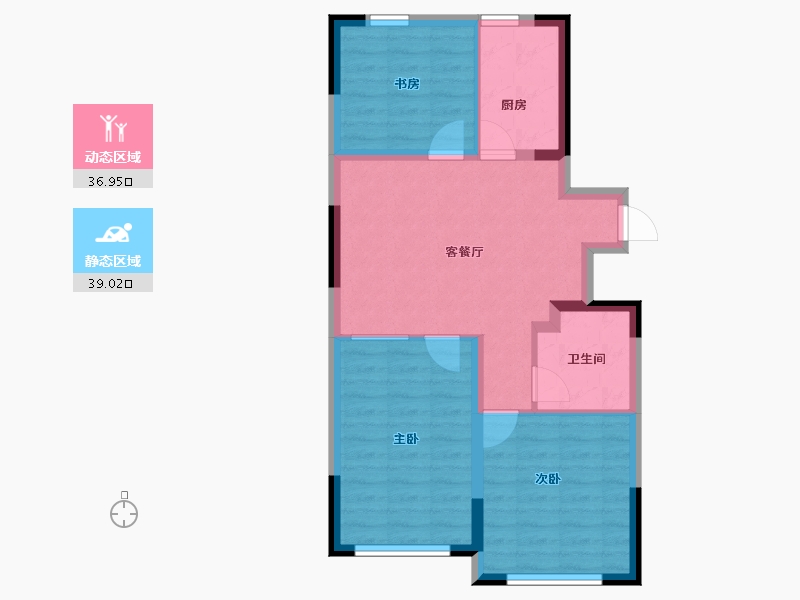 山东省-潍坊市-郡园-68.01-户型库-动静分区