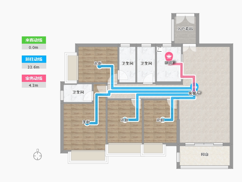 广东省-广州市-新濠天地-114.00-户型库-动静线