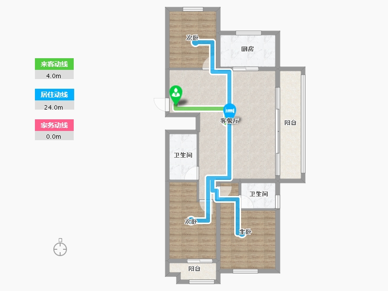 山东省-潍坊市-万特公馆-94.42-户型库-动静线