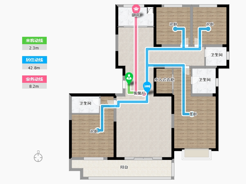 河南省-三门峡市-恒惠.君悦府-170.00-户型库-动静线