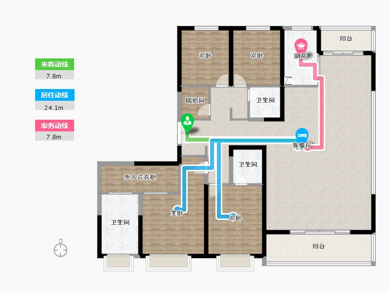 陕西省-西安市-自然界河山-192.26-户型库-动静线