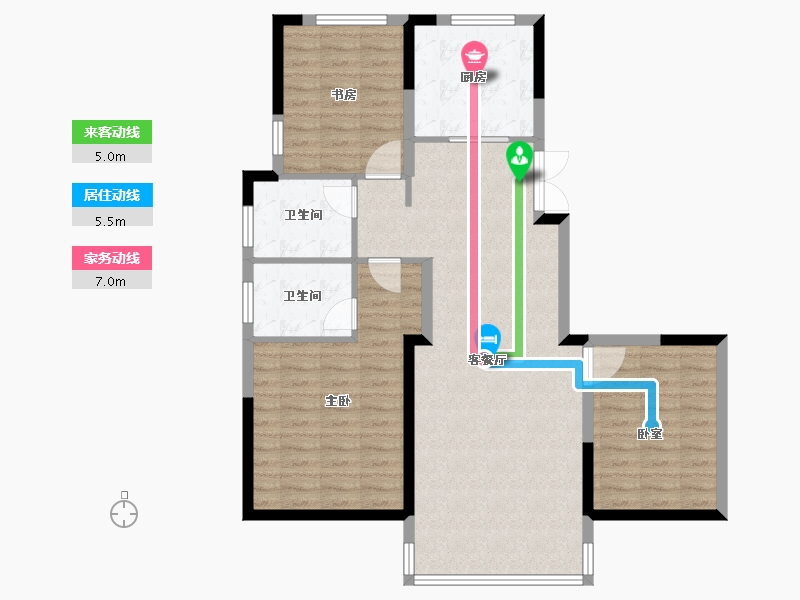 山东省-烟台市-乐橙-99.20-户型库-动静线