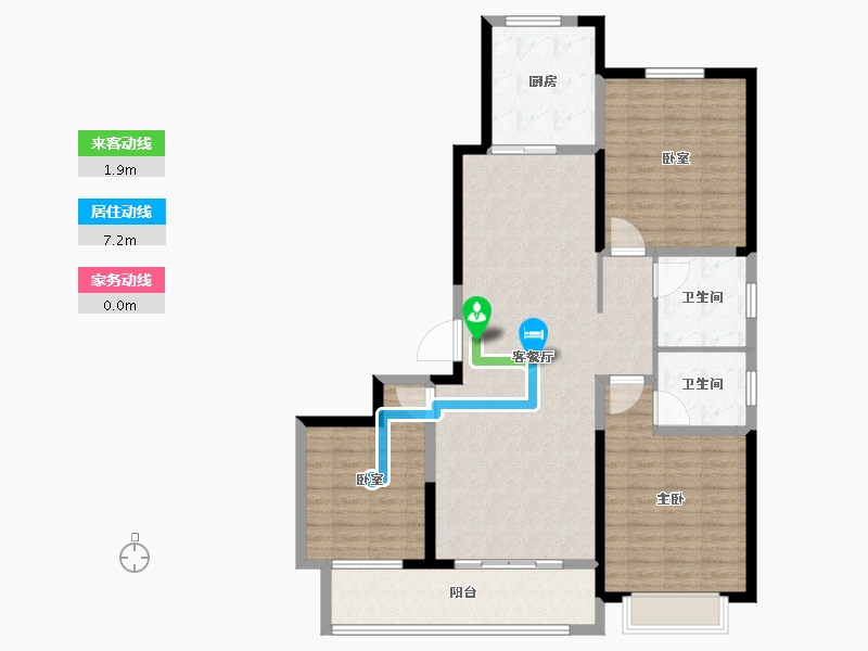 山东省-潍坊市-创投·潍州金谷-119.20-户型库-动静线