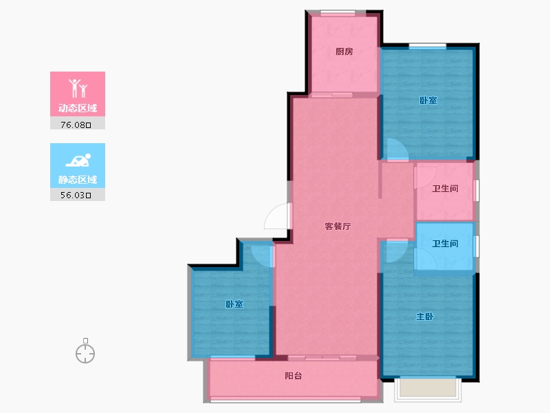 山东省-潍坊市-创投·潍州金谷-119.20-户型库-动静分区