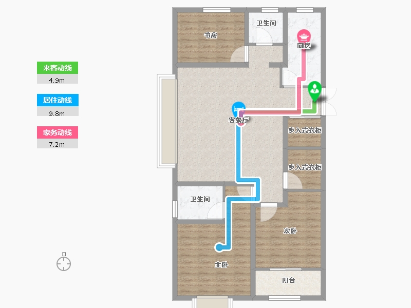 山东省-潍坊市-恒信天悦-111.21-户型库-动静线