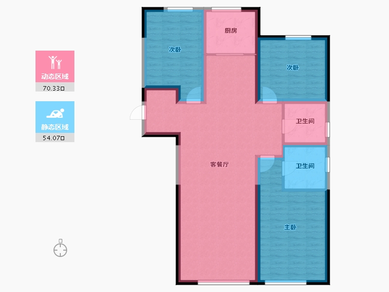 河北省-石家庄市-新兴熙园-112.42-户型库-动静分区