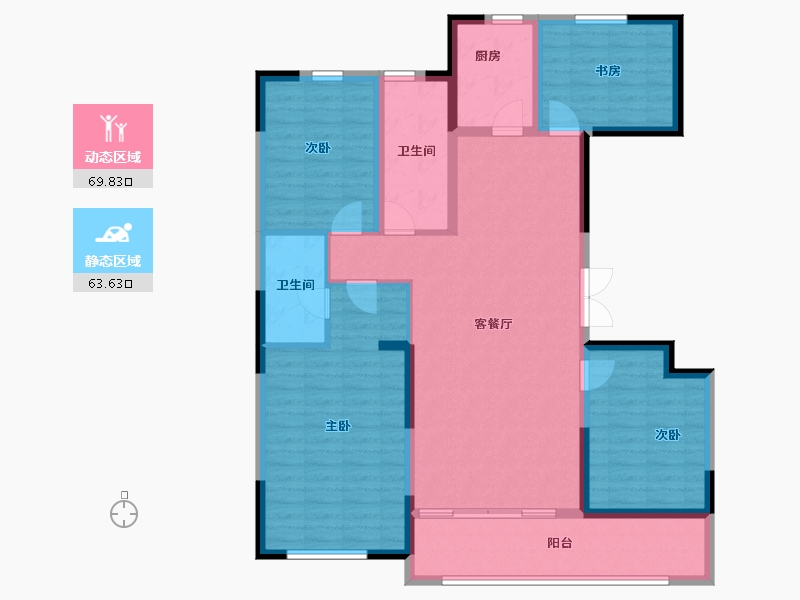 山东省-潍坊市-郡园-120.01-户型库-动静分区