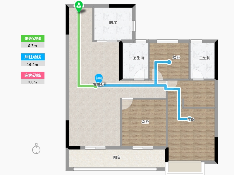 浙江省-台州市-云樾玖溪-106.39-户型库-动静线