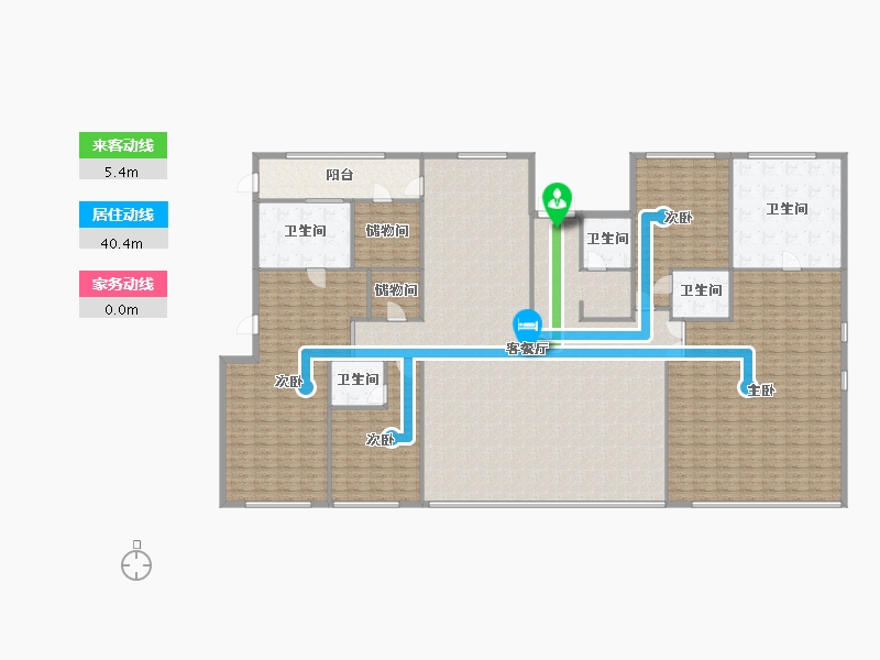 江苏省-苏州市-橡树湾花园-二期-315.00-户型库-动静线