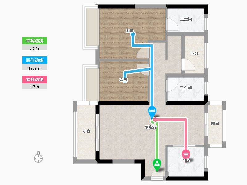 广东省-佛山市-佛山奥园誉峯-78.00-户型库-动静线