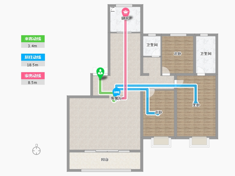 山西省-太原市-融创中心-149.15-户型库-动静线