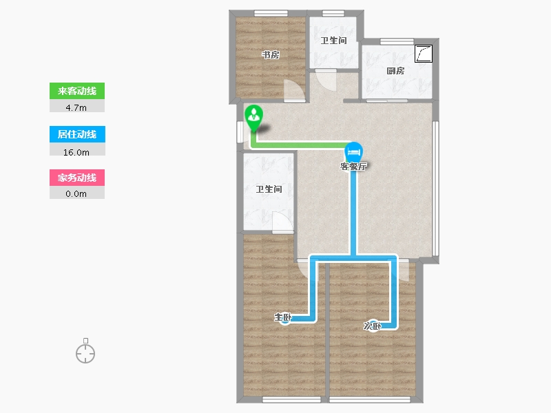 山东省-青岛市-青特地铁花屿城-89.00-户型库-动静线