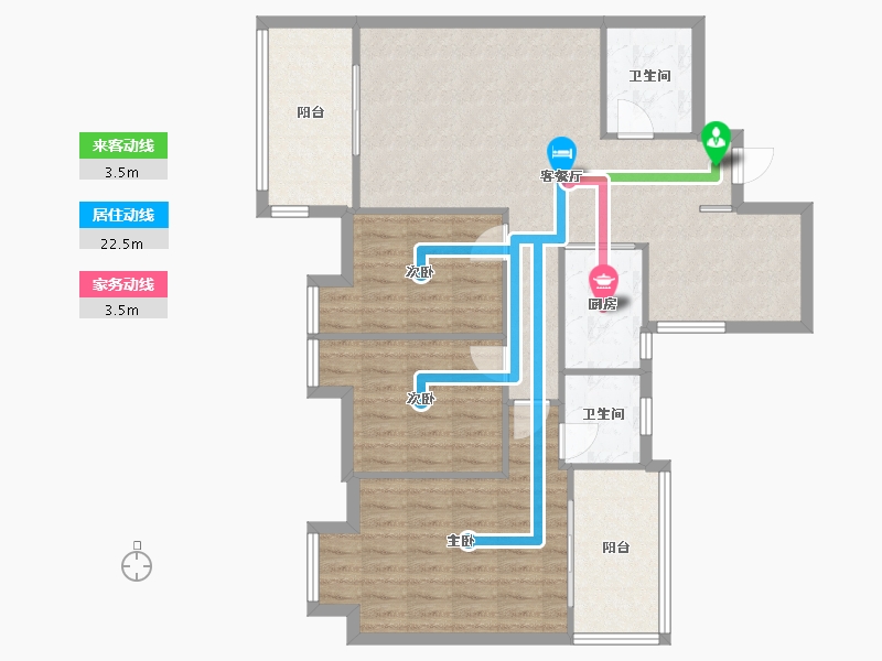 福建省-厦门市-禹洲尊海-100.00-户型库-动静线