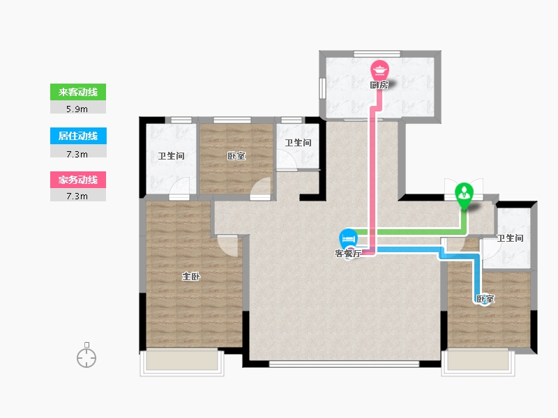 河北省-石家庄市-中国铁建西派江玥-117.47-户型库-动静线