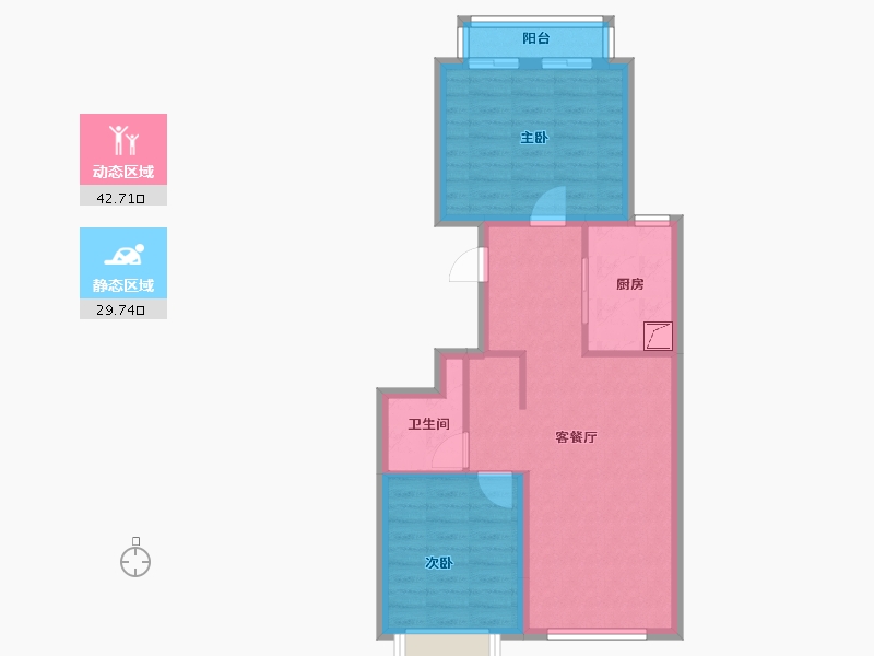 北京-北京市-222-70.22-户型库-动静分区