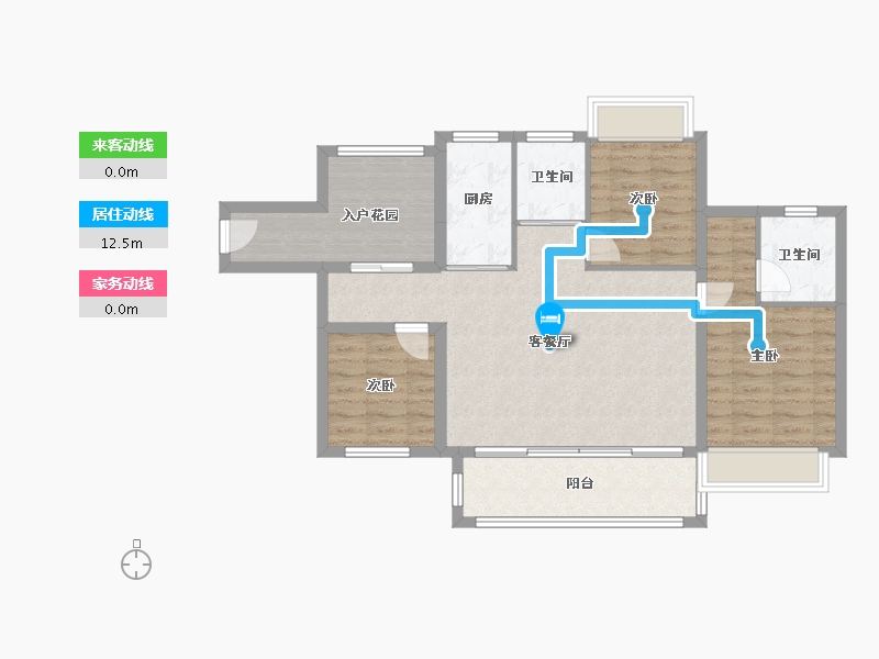 广东省-广州市-越秀滨海新城-82.00-户型库-动静线