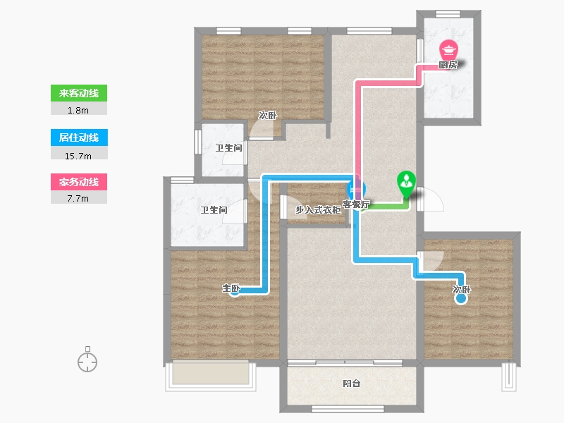 河北省-石家庄市-福美6号院-110.90-户型库-动静线