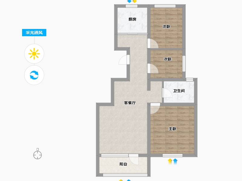 山东省-青岛市-智慧之城-73.05-户型库-采光通风